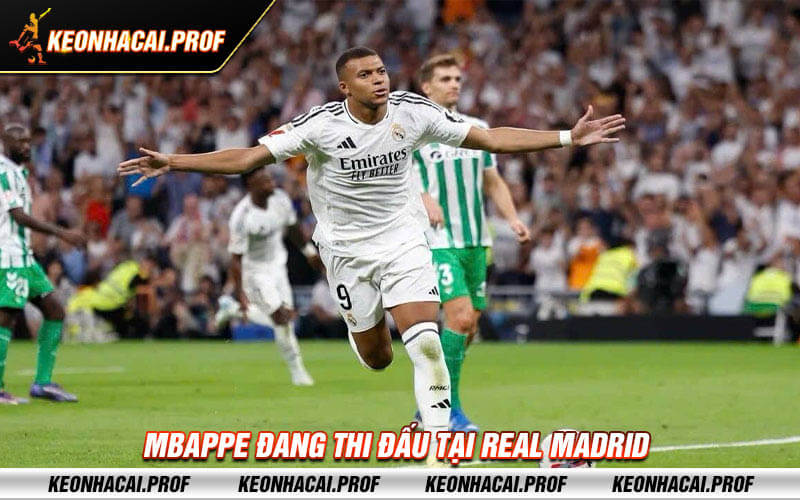 Mbappe dang thi dau tai Real Madrid Mbappe đang thi đấu tại Real Madrid